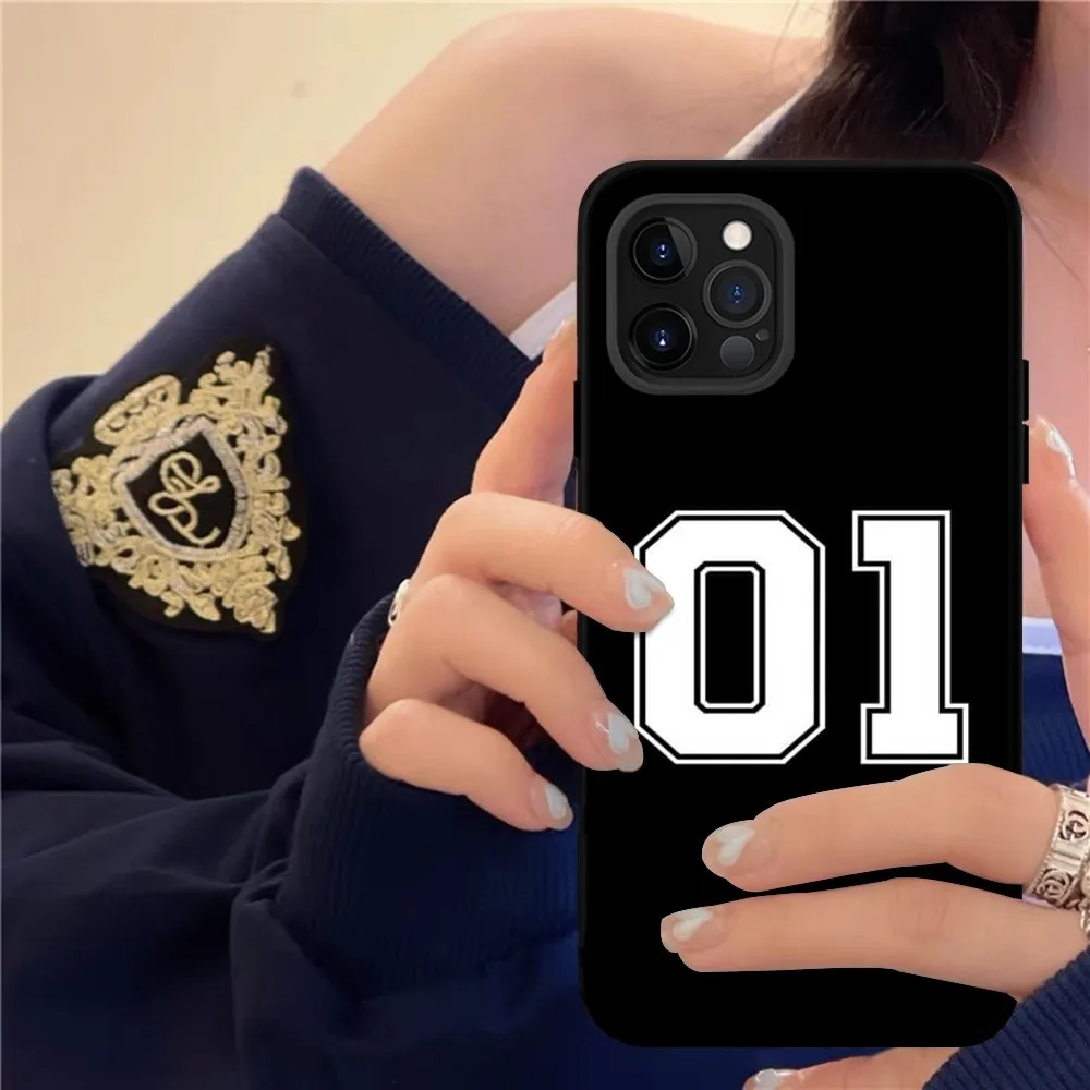 Number Football Phone Case Silicone Soft for iphone 15 14 13 12 11 Pro Mini XS MAX 8 7 6 Plus X XS XR Cover