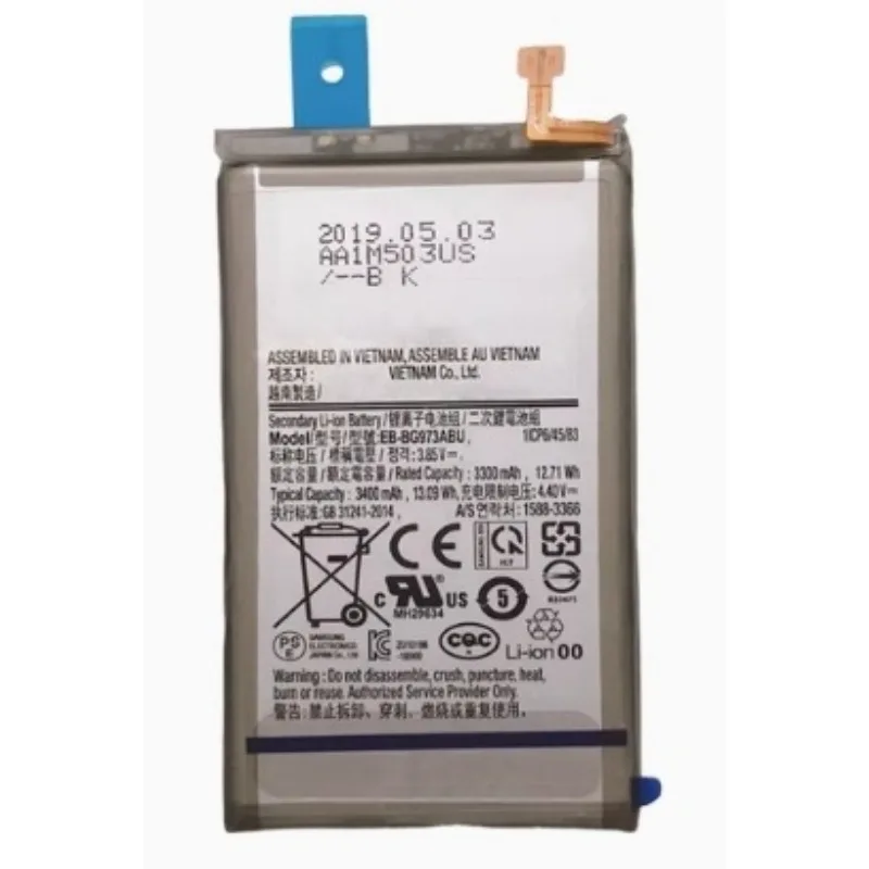 1pcs BG975ABA Replacement Battery for Samsung Galaxy S10 S10 E SM-G9750 G975F G975U G975W G9750 3.85V 4100mAh with Tool