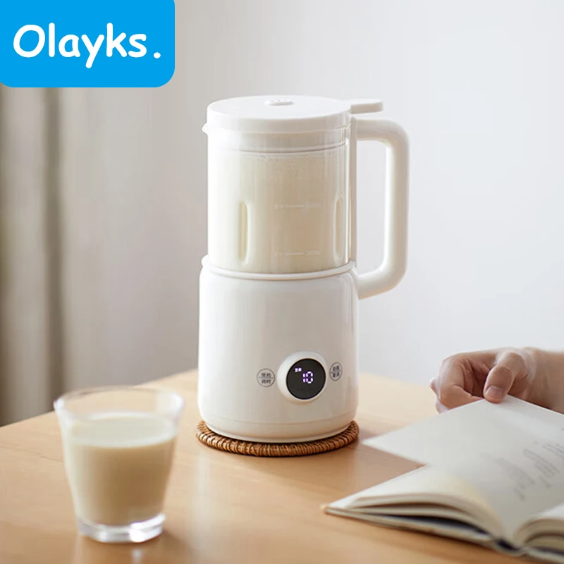 

Olayks Food Blender 600ML Mixer Boil Free And Filter Free Soybean Milk Machine Portable Multifunctional Auxiliary Food Machine