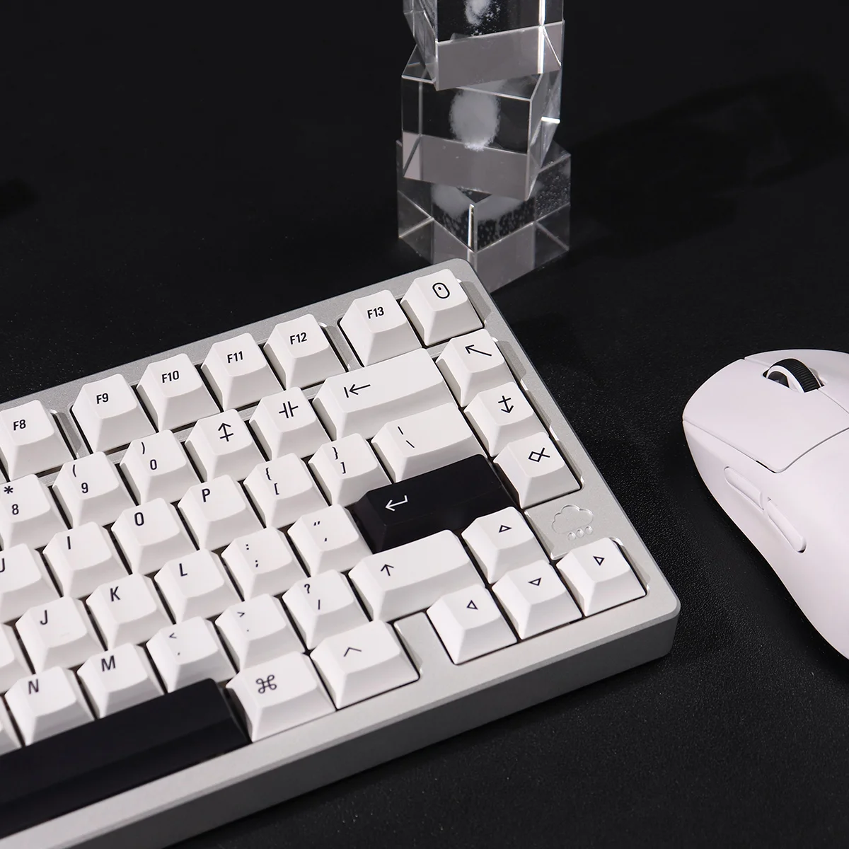 Minimal White Keycaps Set 148 Key PBT Sublimation Cherry Profile Keycaps for Mechanical Keyboard Accessories Keyboard Keycaps