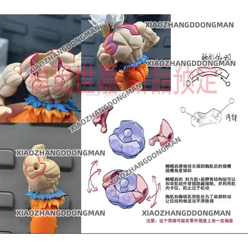 In Stock TK Custom Extremely Large Muscle Combination Body Set Plus Free Neck Shf Goku Figure Movable Doll Animation Model Toy