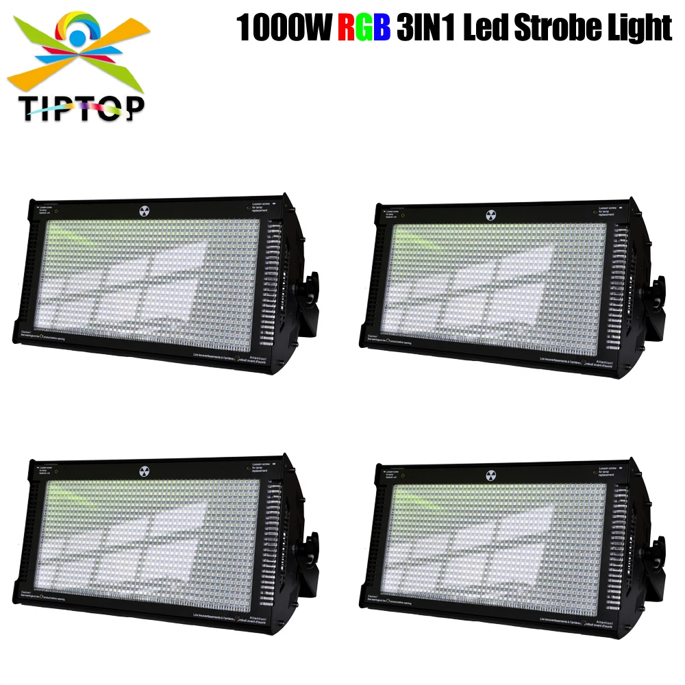 

Discount Price 4 Unit Gigertop Brand Stage Strobe stage Light 1000W Sound Active Audio 800 RGB LED Patch for KTV Disco 110V-220V