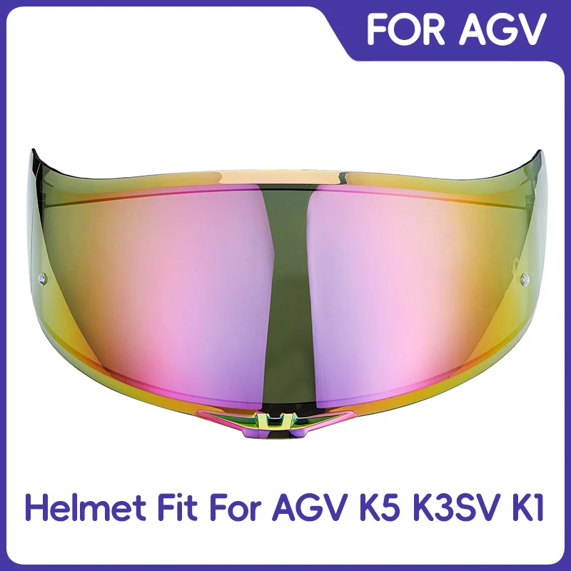 

Motorcycle Helmet For AGV K5 K5S K5-S K3SV K1 K1S Visor Compact ST Motorcycle Helmet Visor High Strength Sunscreen Capacete