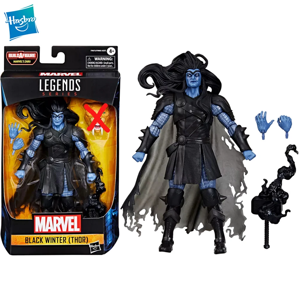 

[В наличии] Оригинальная экшн-фигурка Hasbro Marvel Legends Series Black Winter (Thor) без сборки, 6-дюймовая (15 см) F9073