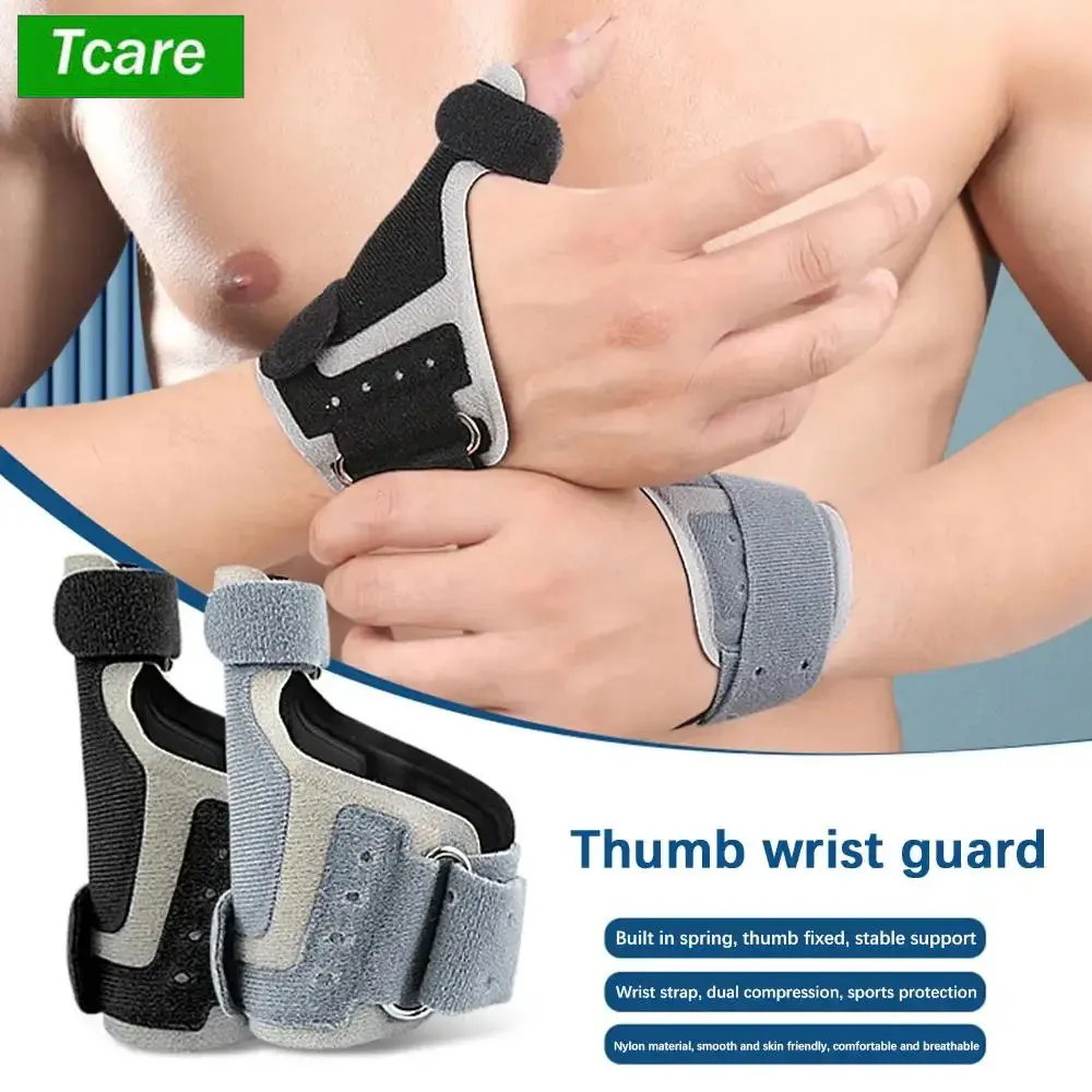 

1 шт. Ортез для большого пальца при артрите - фиксатор для пальцев правой руки и большого пальца, поддержка запястья и большого пальца, спицевая шина для кисти