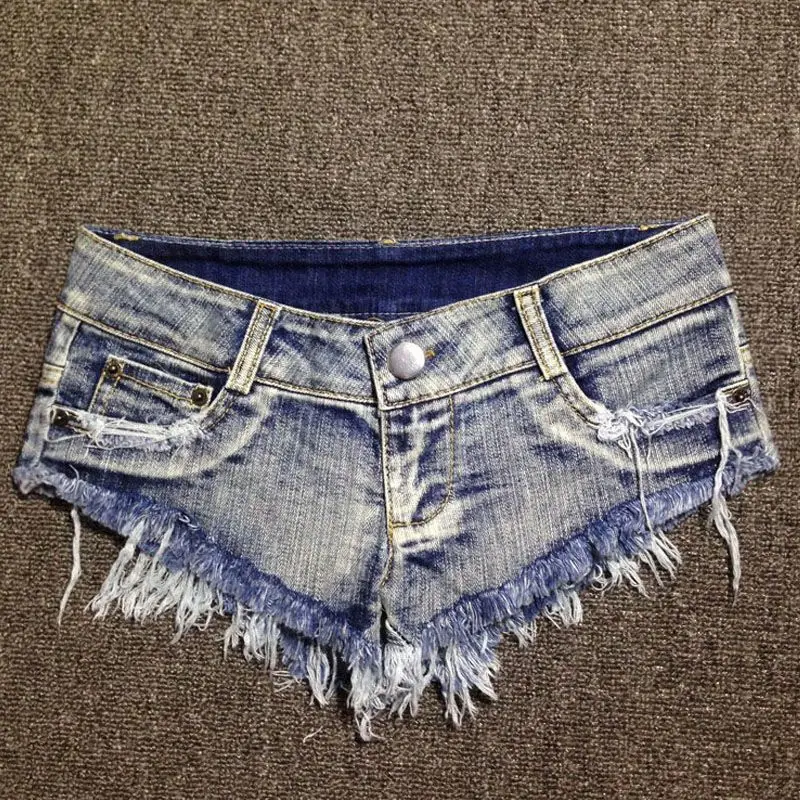 Sexy Denim Shorts Nightclubs 2024 New Summer Ripped Hole Jeans Shorts Women  Ropa Mujer