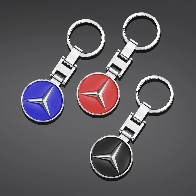 

Creative Metal Car Keyring Pendant Car Keychain For Mercedes Benz A B C E S ML GLK GLE GLS GLC SLK Class AMG Keychain Accessory