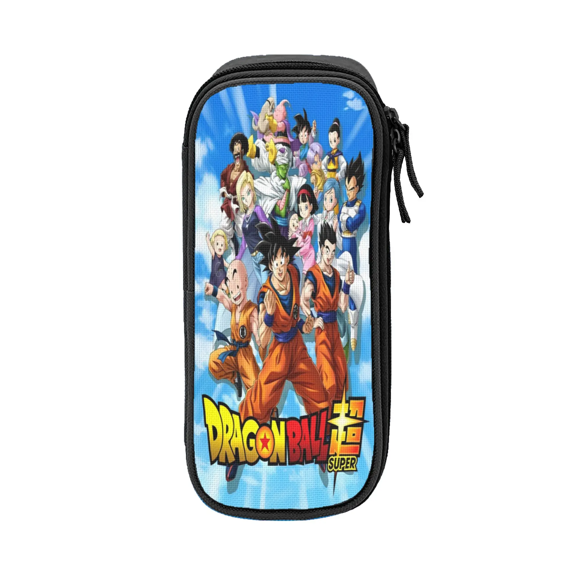 

Large Pen Box DBZ dragonballz d-dragon-ball-l School Supplies Double Layer Pen Case Women Makeup Bag Suprise Gift