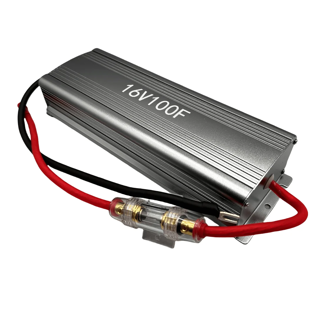 Farah capacitor 16V100F car capacitor starter voltage regulator electronic rectifier auxiliary battery audio modification