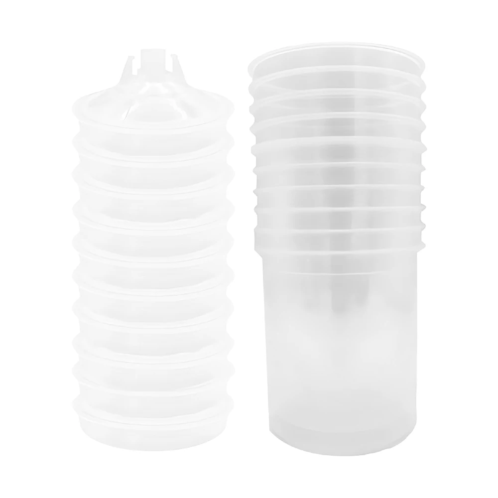 600ml Pneumatic Spray Gun Disposable No-Wash Cup Inner Cup Set 15Pcs 26Pcs 50Pcs 70Pcs
