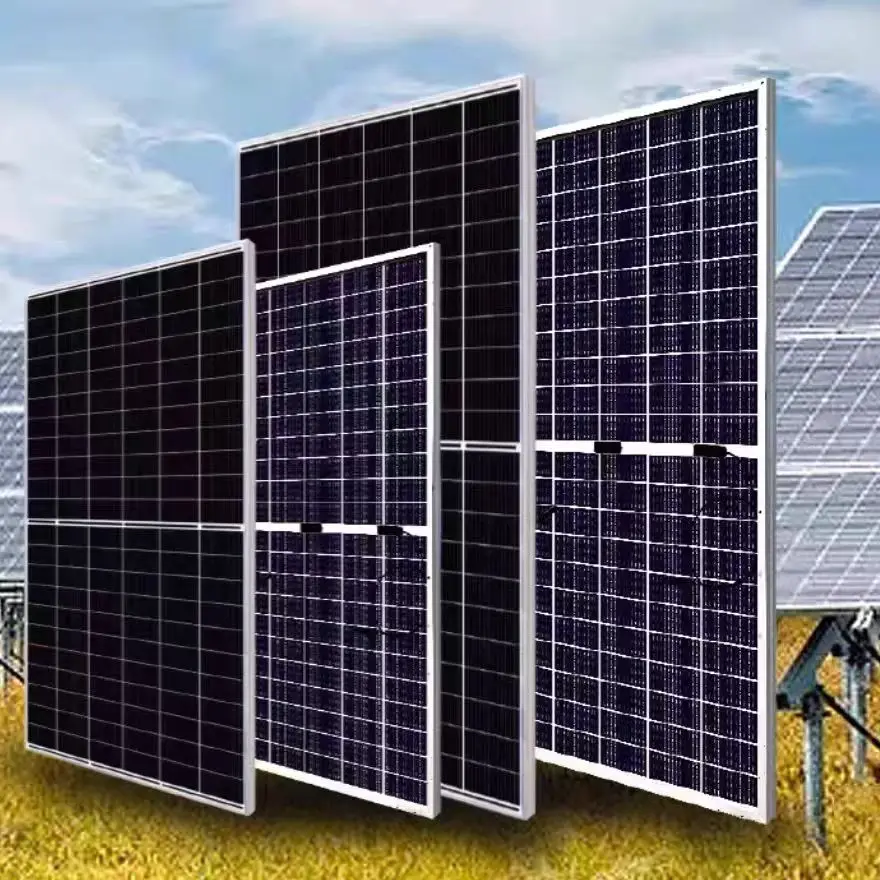 125mmx125mm Cell Size 2382x1134x30mm Dimensions Bifacial Solar Panels Charging Panels Photovoltaic Power Supply Systems