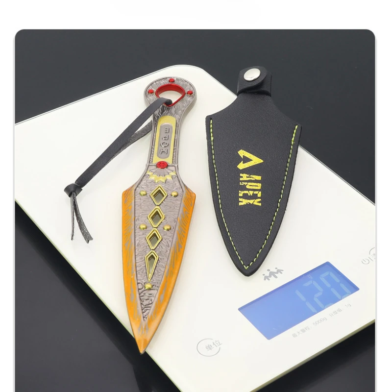 22 ซม.Apex Legends Heirloom อาวุธ Wraith Kunai เกมโลหะ Katana มีดดาบหมุนได้ Melee อาวุธของขวัญของเล่นสําหรับชาย