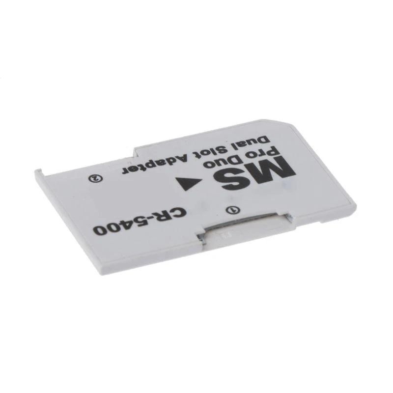 090F Dual Slot TF to MS Memory for Duo Adapter for for Mo