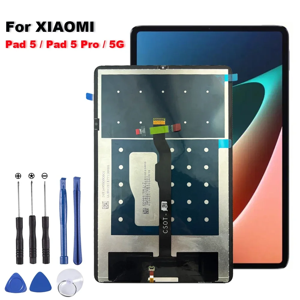 aaa mais para xiaomi pad pad pro wifi 5g xiaomi mi pad 11 display lcd tela de toque digitador assembleia vidro novo 01