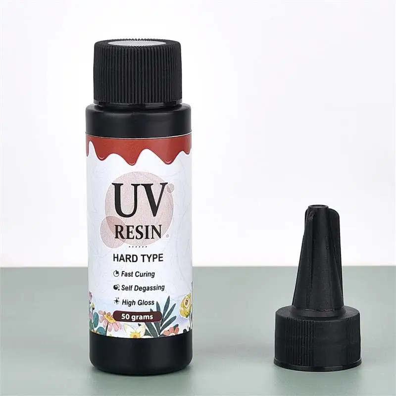 

UV Resin Glue 10g/25g/50g Hard Epoxy Resin UV Glue Ultraviolet Curing DIY Resin Jewelry Making Glue Adhesive