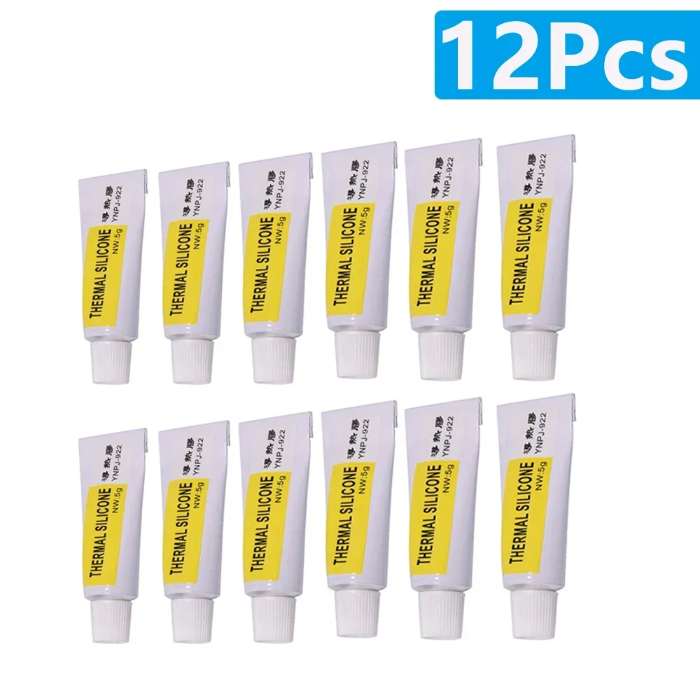 1-12Pcs Wärmeleitpaste Leitfähigen Kühlkörper Gips Viskose Klebstoff Für Chip VGA RAM LED IC Kühler Kühler kühlung Versiegelungen