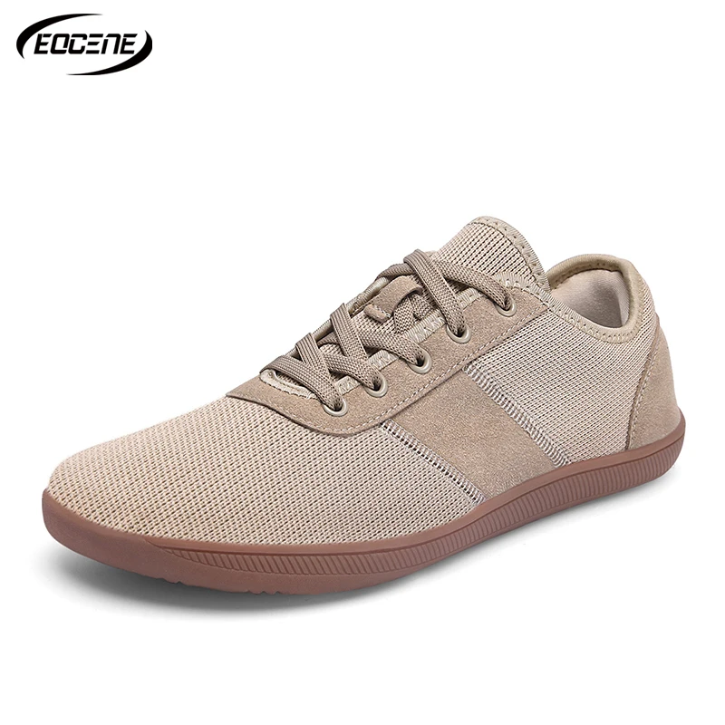 

EOCENE Unisex Wide-Toe Barefoot Trail Running Shoes - Breathable Flyknit Mesh Walking Sneakers for Outdoor Fitness‌