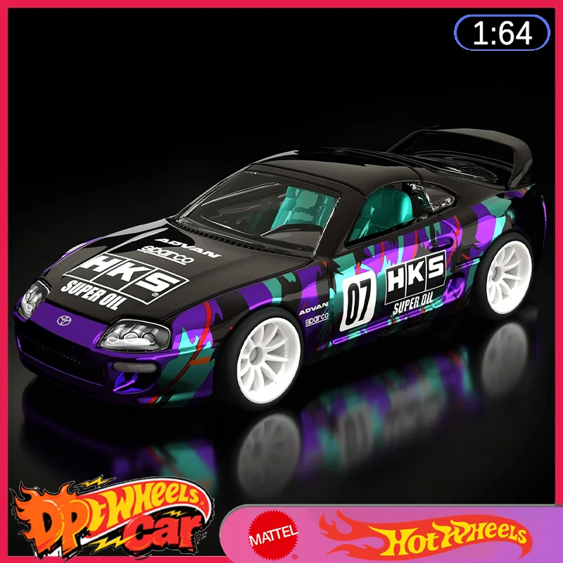 هوت ويلز RLC مجموعات حصرية 1997 تويوتا سوبرا 1:64 مقياس كامل معدن دييكاست مركبة قسط تحصيل سيارات لعب