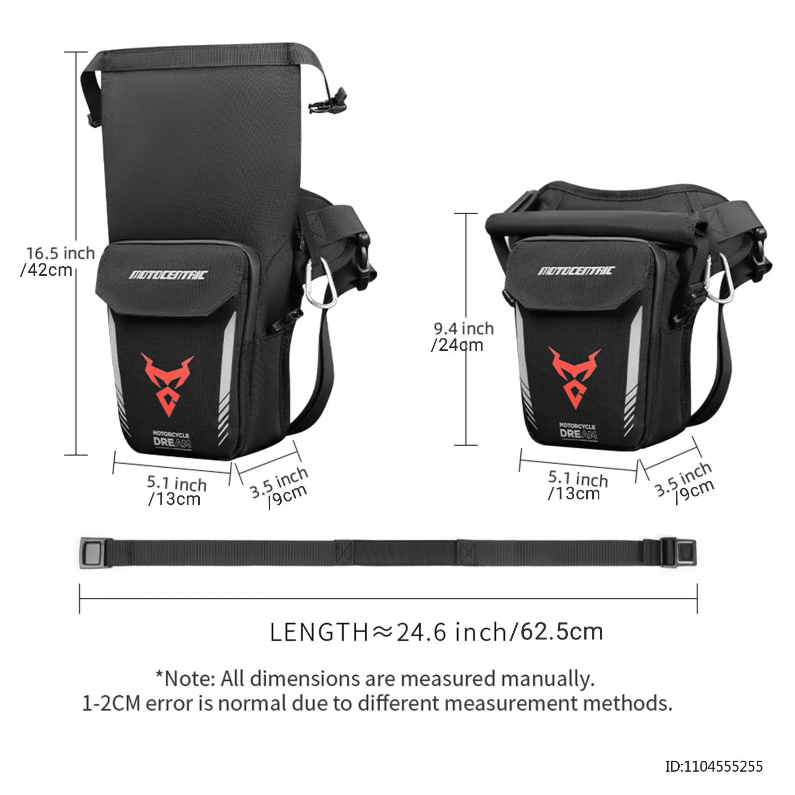 New Motorcycle Leg Bag Waterproof Biker Motorbike Thigh Leg Bag Men Women Large Capacity Motorcycle Drop Leg Bag Luggage