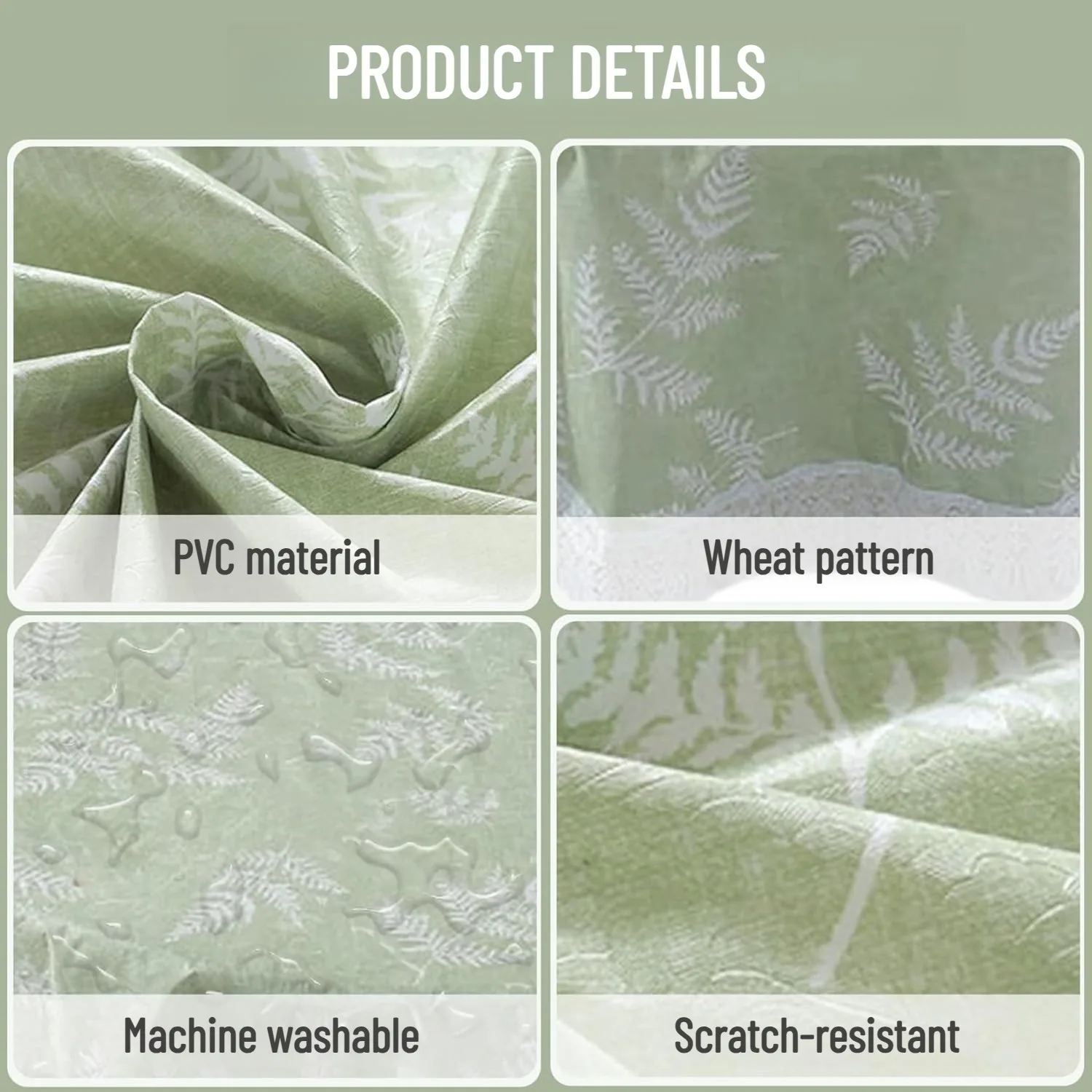 Round PVC Tablecloth Waterproof Oilproof Wash Free Heat Table Cloth Resistant for Hotel Kitchen Dining Wedding Party Decor 식탁보