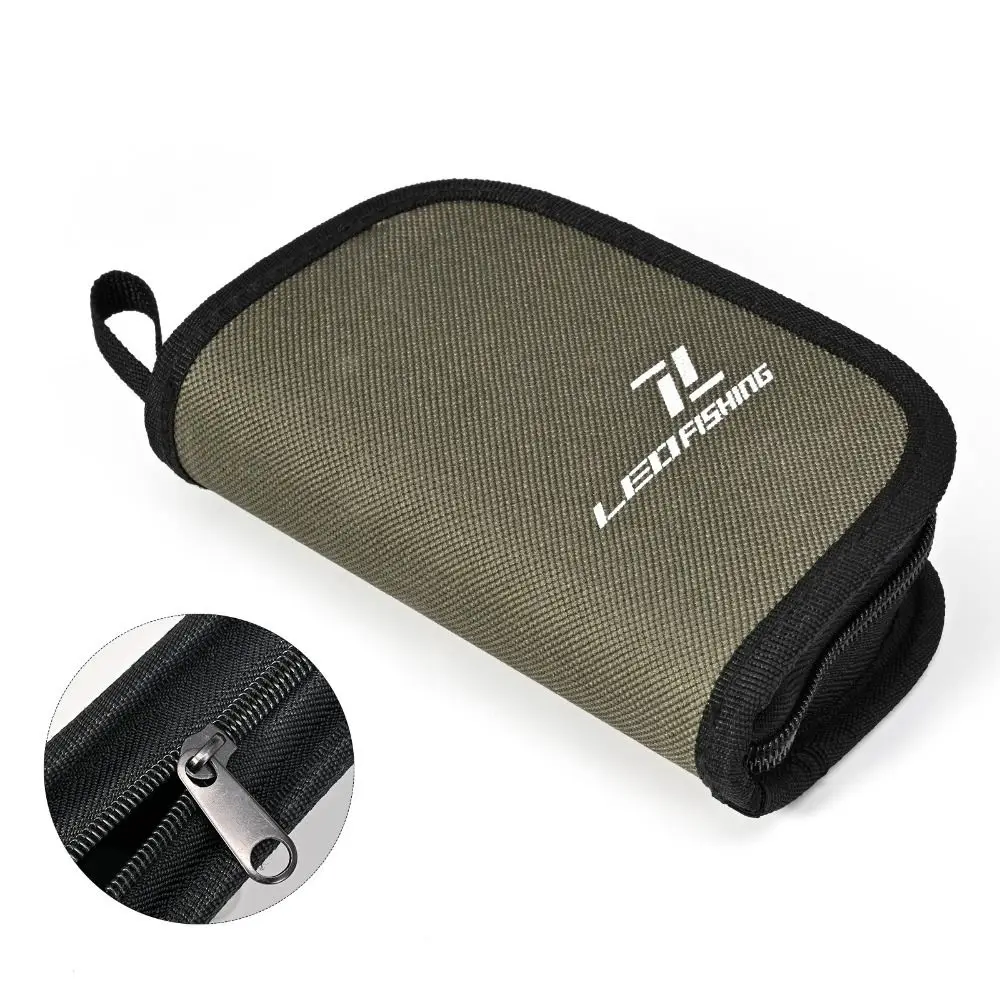 Spoon Spinner Fishing Lures Bag Carrying Case Nylon Cloth Lure Storage Wallet Large Capacity Baits Storage Tackle Bag