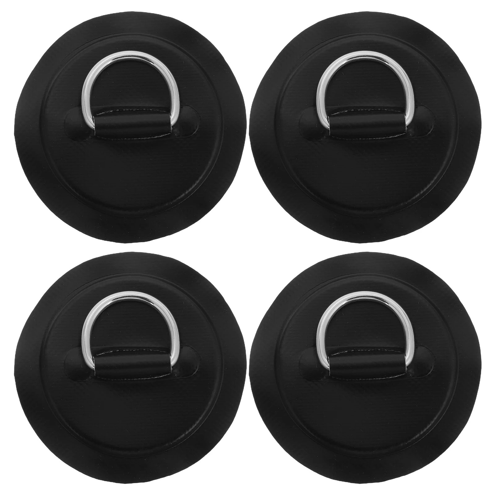 

4 Pcs Inflatable Boat Rope Buckle Ring Canoe Cord Rings Fixing Patch Pvc Attachment for Paddleboard Fittings Elastic Buckles