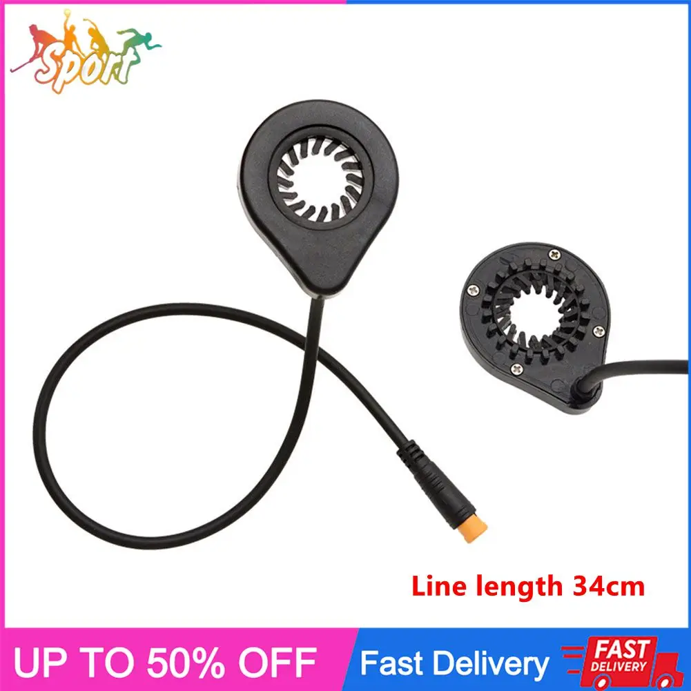 

ABS Electric Bike Pedal Assist Sensor with 12 Magnet Double Hall for PAS Functionality Designed to Improve Pedaling Efficiency