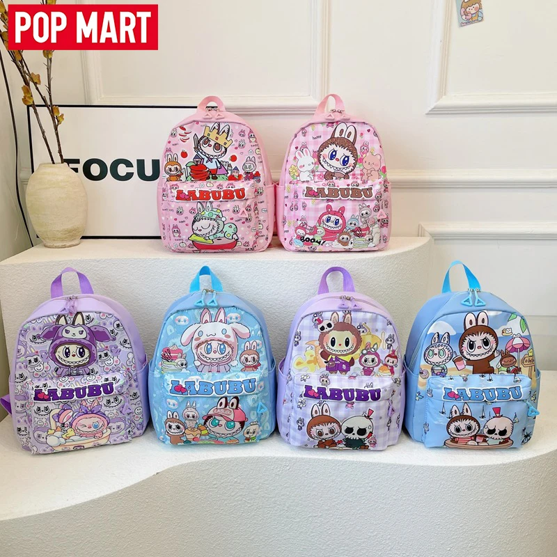 2024 new labubu POPMART LABUBU Children bag Backpack cartoon girl and boy accessories bag trendy Shoulder bag Student gifts