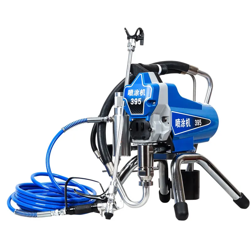 Máquina de Pulverização Mal Ventilada Mecânica o 395 450 220v 1500w 2200w Ferramentas de Pulverização de Pintura de Revestimento de Tinta de Látex de Alta Pressã