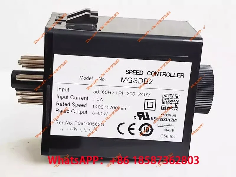 MGSDB2 governor, motor speed controller, quality assurance