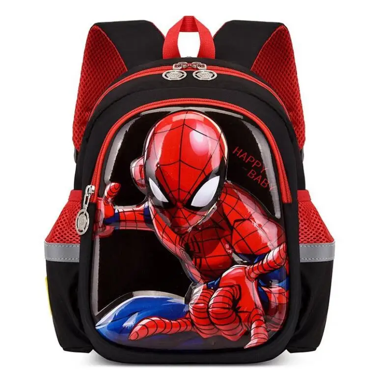 Disney Cartoon Children\'s Backpack Spiderman Kids Boys Girls Schoolbag Daypack Gift