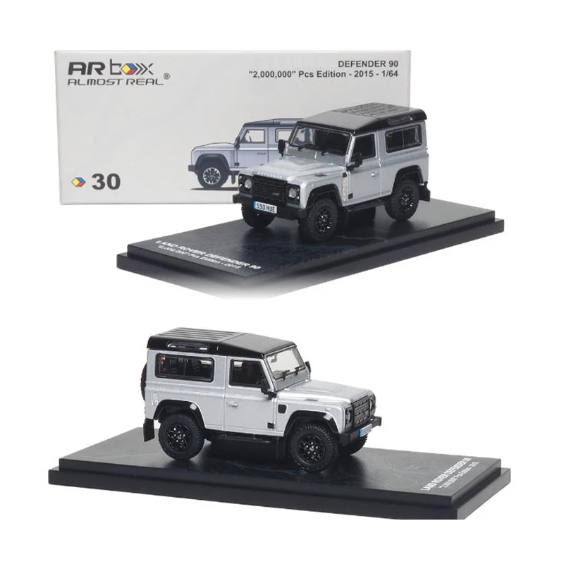

AR 1:64 Scale Defender 90 2015 Simulation Alloy Car Model Static Display Collectible Toy Gift Souvenir Decoration