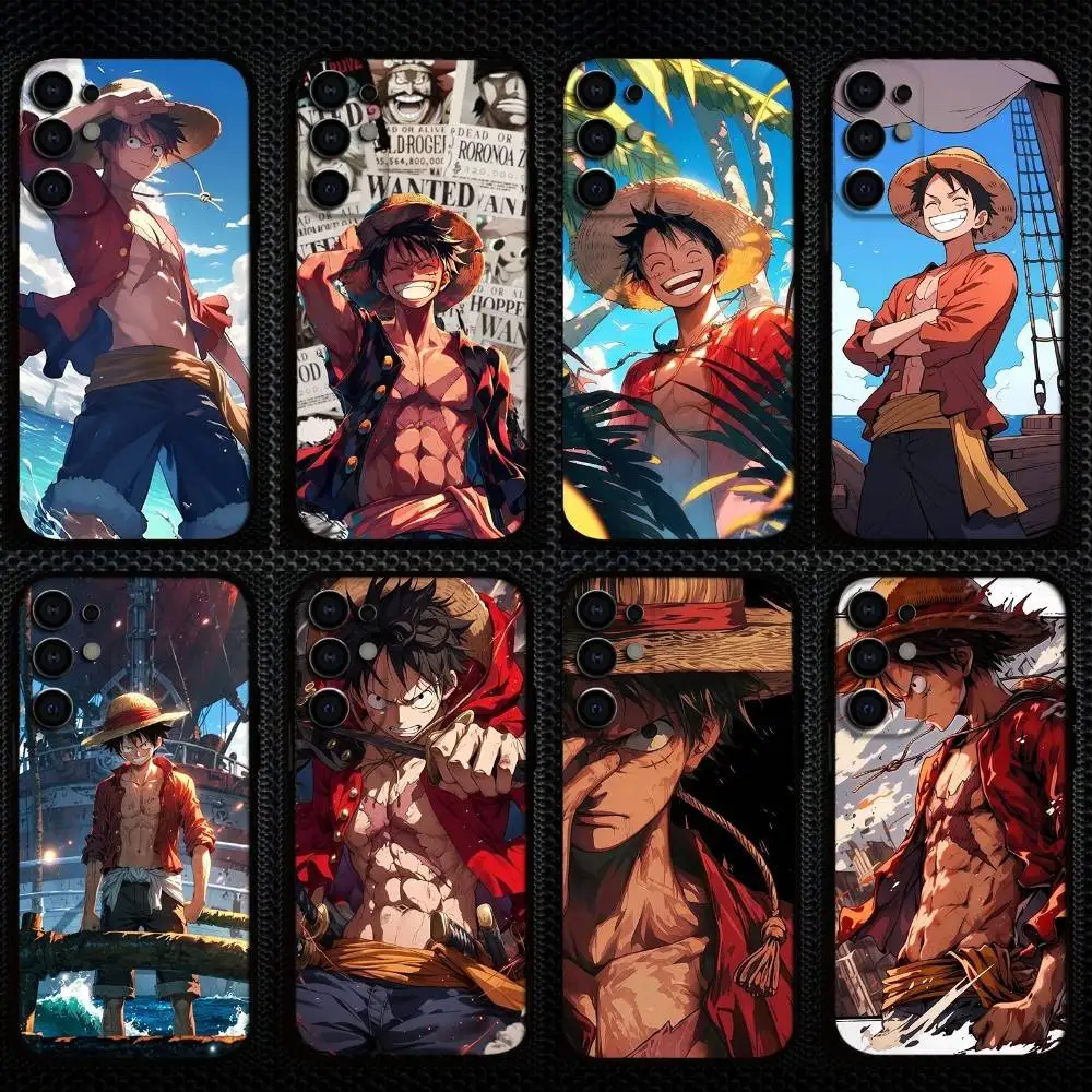 

Monkey D. Luffy Phone Case For Samsung S25,S24,S23,S22,S21,S20,Plus,Fe,Lite,Others Black Cover