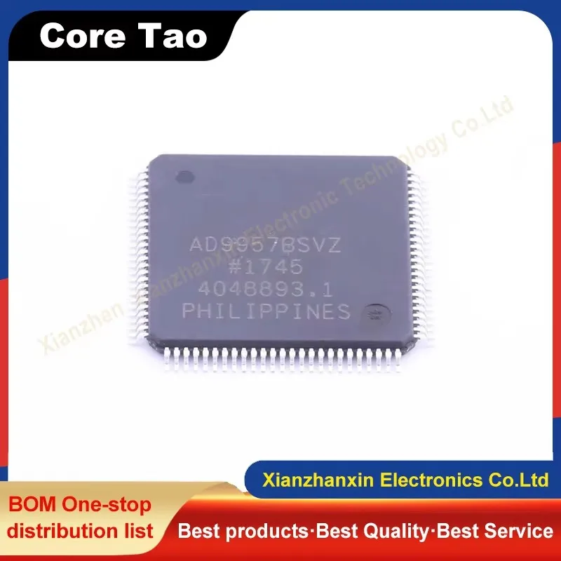 1pcs/lot  AD9957BSVZ AD9957 QFP100 Digital to analog conversion chip in stock