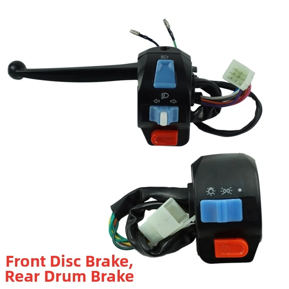 

Ручка переключателя из алюминиевого сплава в сборе для скутера GY6 с фарами и HORN, совместимая с различными моделями