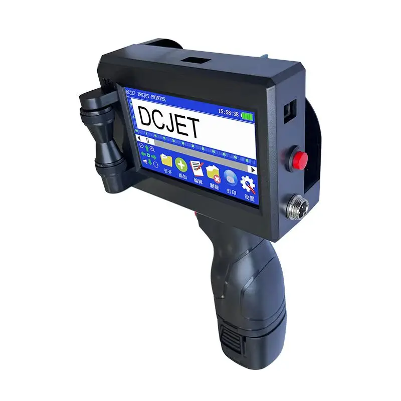 Portable Handheld Inkjet Printer For Plastic Metal Box Date Batch Number QR Code Logo Coding Machine