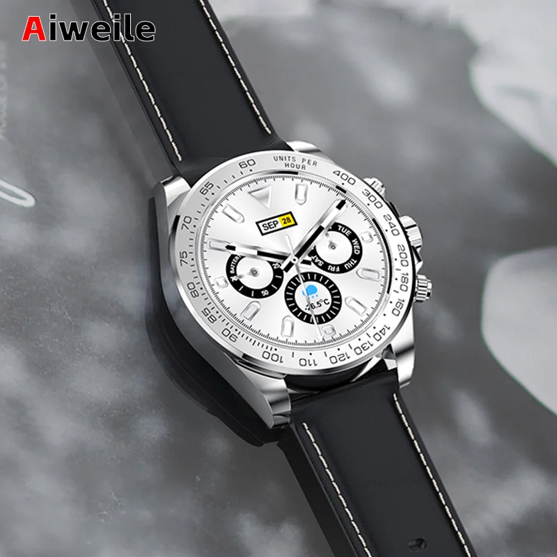 

Smartwatch Smart Watch Man 2025 Fitness Tracker Sport Business Bluetooth Call DIY Face Original Korean Support Full Hebrew AW13