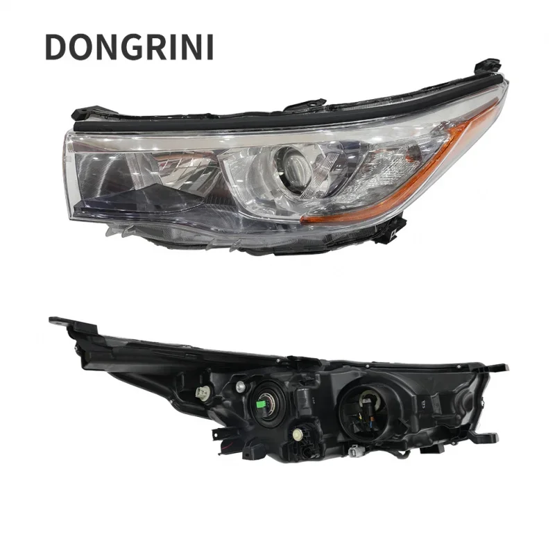 Car halogen headlight for Toyota Highlander missile 2017 head light head lamp semi-assembly 81170-0e180 81130-0e180