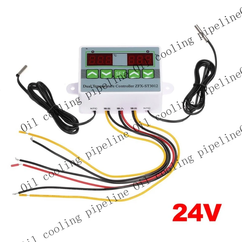 A+ For DC12V Systems Digital Thermostat NTC10K Sensor User Adjustable Parameters