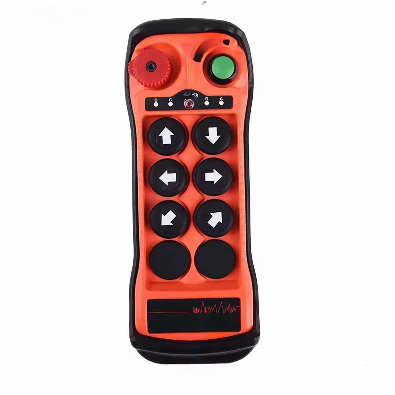 QA600 6 keys single speed Industrial Wireless Radio Crane Remote Control switches Hoist track Crane Lift Controller