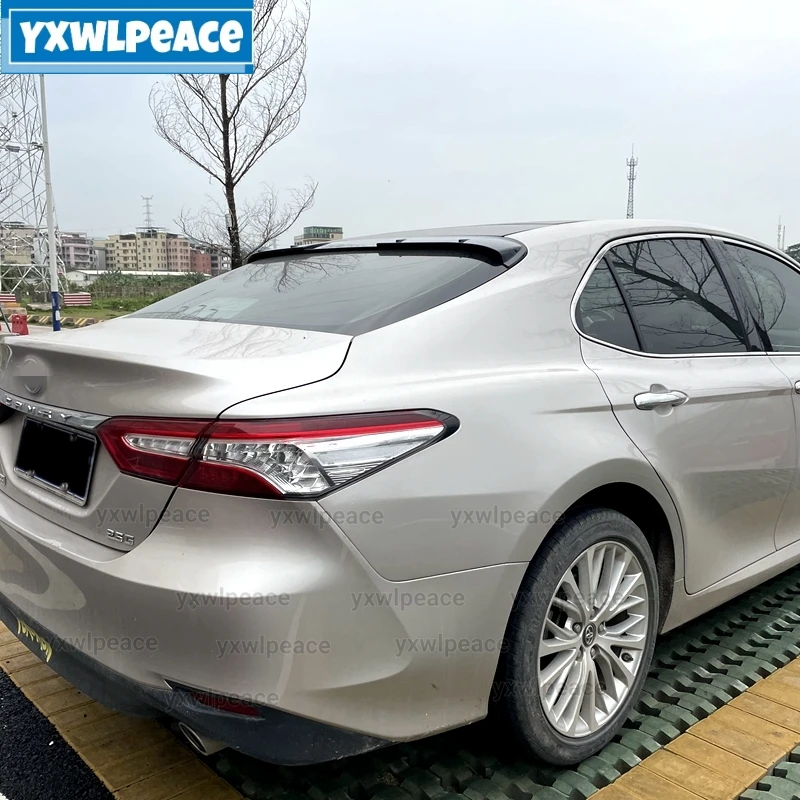 

For Toyota Camry 2018 2019 2020 2021 2022 Spoiler ABS Plastic Primer Color Rear Window Roof Spoiler Wing Car Accessories