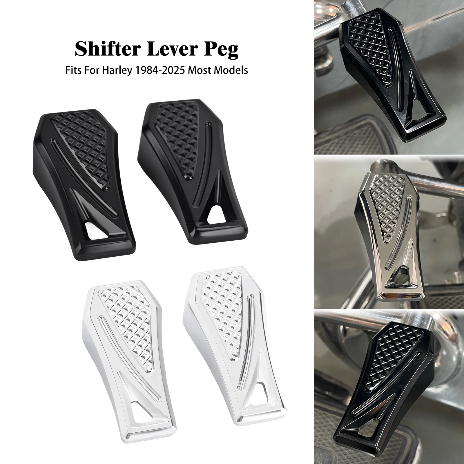 

Motorcycle Gear Shift Lever Shifter Peg For Harley Touring Softail Sportster Dyna Road King Fat Boy Breakout Low Rider 84-2025