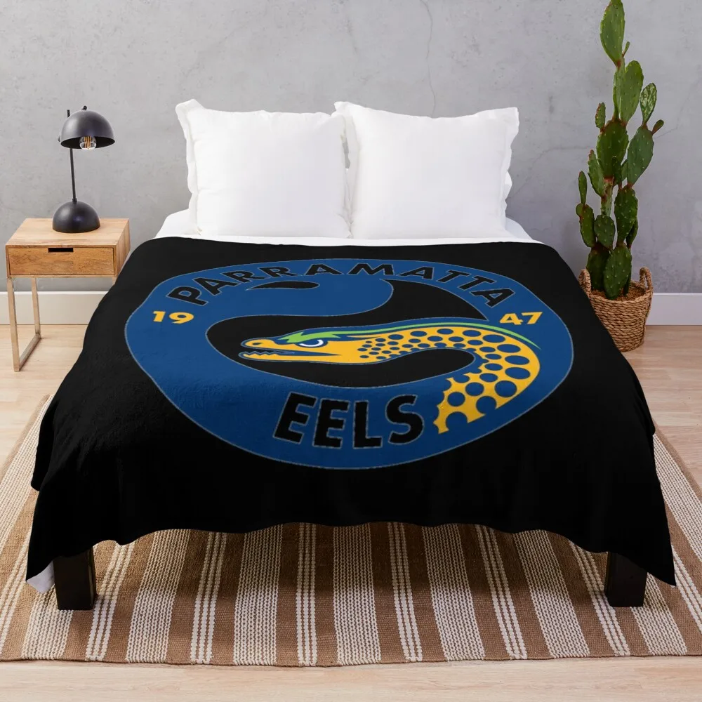 Parramatta eels Throw Blanket Cute Plaid Comforter Softest warm winter Blankets