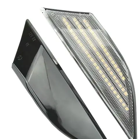 2x LED For Porsche 911 Carrera GTS 991 Carrera 4 991 Dynamic Front Bumper Reflector Side Marker Light Turn Signal Lamp