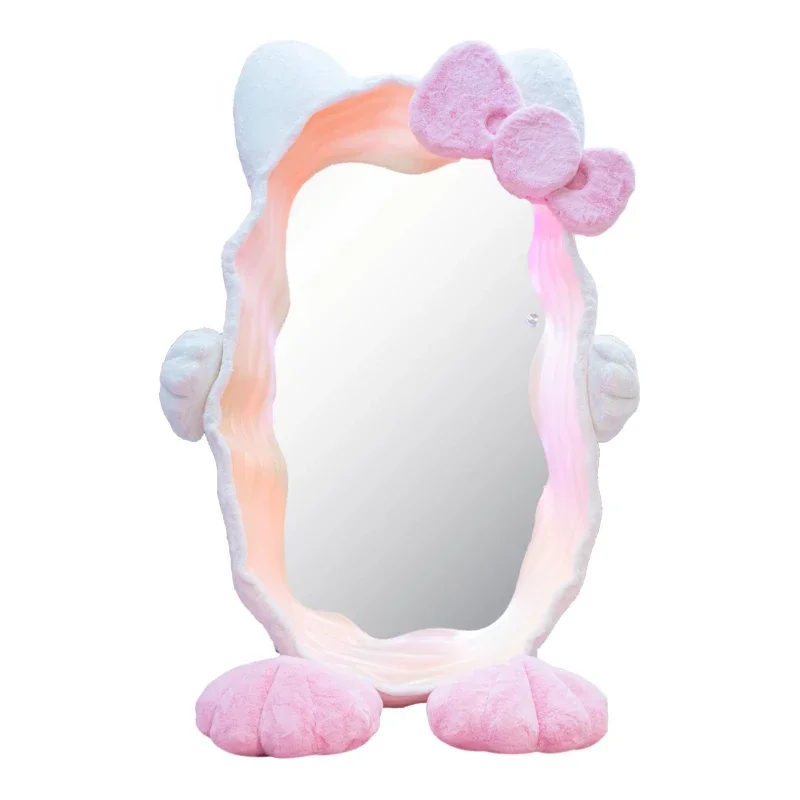 

Control house full body pink cat mirror