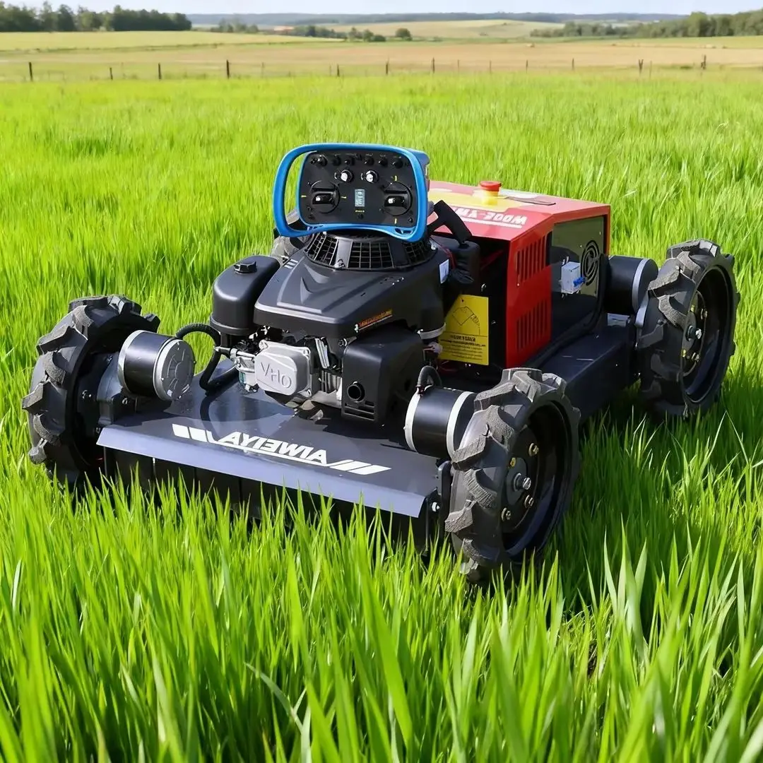 

Customized High Quality 4WD Robot Lawn Mower Lawn Farm Orchard 500mm Cutting Width Home Commercial