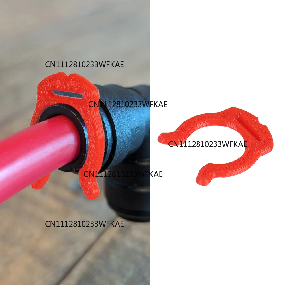 10 Piece12mm RedLockingColletClip for John Visitor JG Push Fit Water Fit Campe Caravan Motorhome Accessories Locking Collet Clip