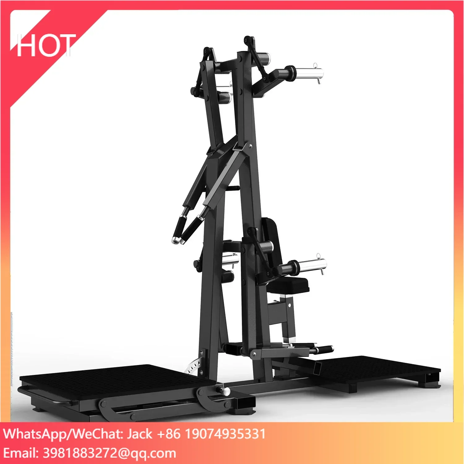 Lector cargado de placa, equipo de Fitness para gimnasio, entrenamiento de hombros, máquina de eliminación lateral de elevación/trasera