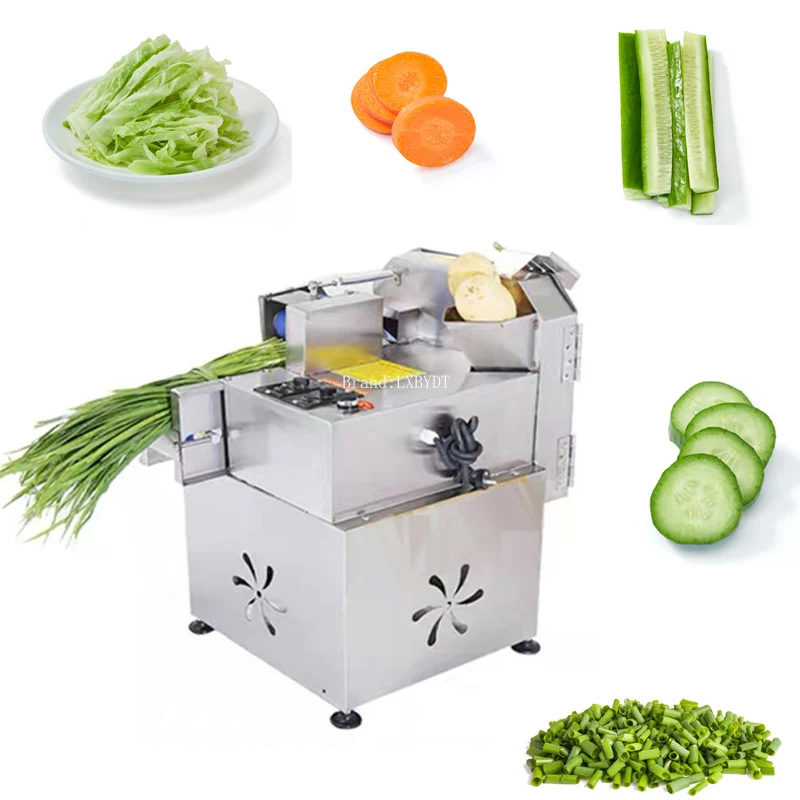 Commercial Vegetable Fruit Chopper Dicer Electric 200KG Vegetable Slicer Cutter Machine