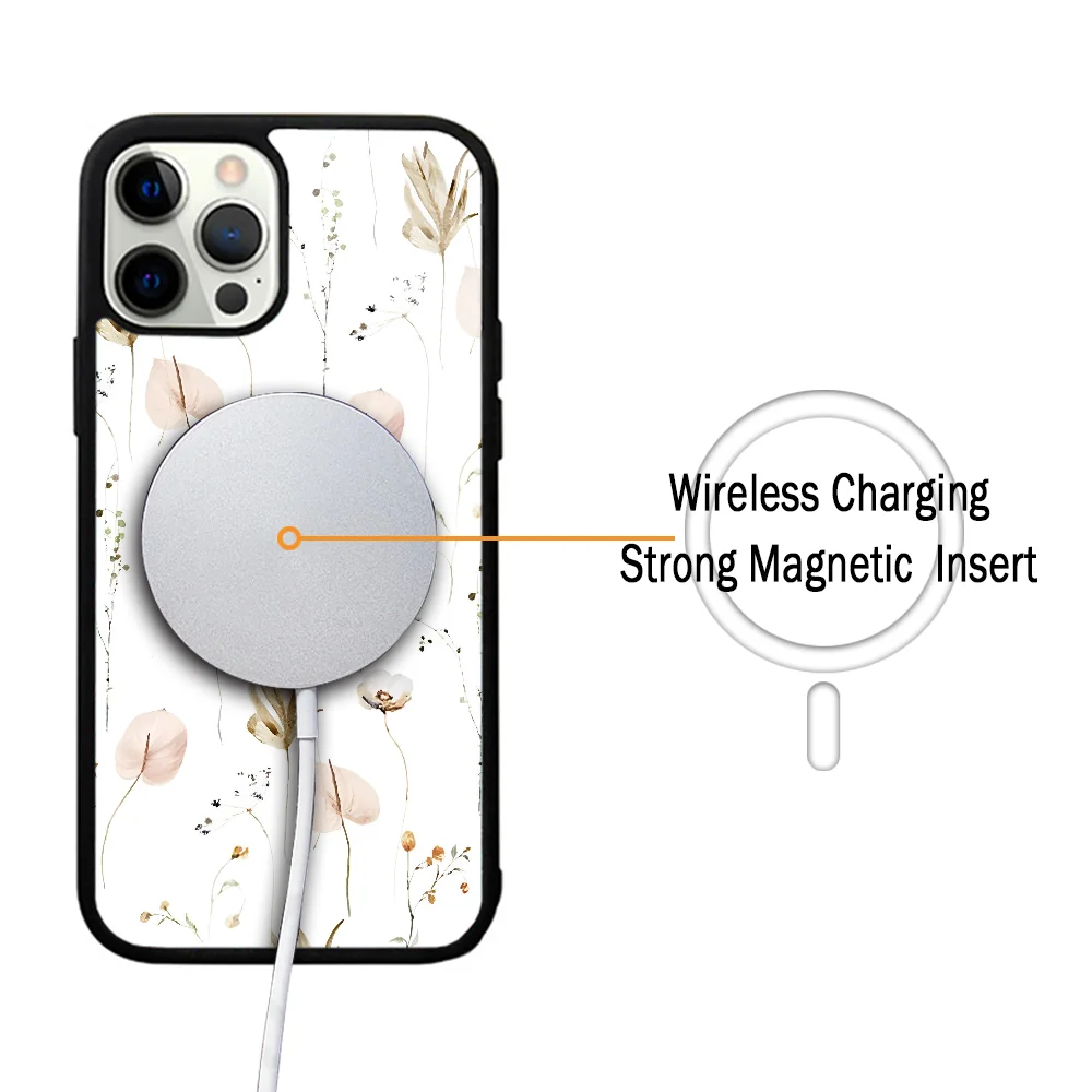 Be Still Psalm Phone Case For IPhone 11 12 13 14 15 Plus Pro Max Mirror Acrylic Cover For Magsafe Wireless Charging